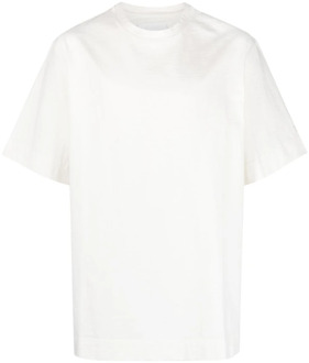 Jil Sander T-Shirts Jil Sander , White , Heren - Xl,L,M,S