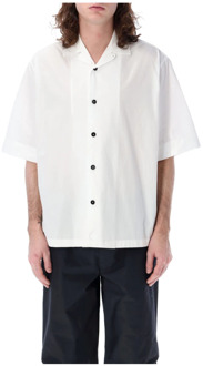 Jil Sander Witte Bowling Shirt Jil Sander , White , Heren - XL