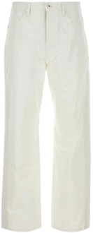 Jil Sander Witte denim jeans - Klassieke stijl Jil Sander , White , Heren - W33,W32,W30,W34,W31