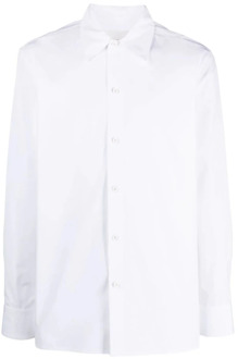 Jil Sander Witte Overhemd van Biologisch Katoen - Moderne Stijl Jil Sander , White , Heren - L,S