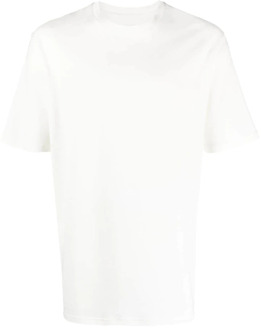 Jil Sander Witte T-shirt met Tekst Jil Sander , White , Heren - L,M,S
