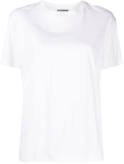 Jil Sander Witte T-shirts en Polos Jil Sander , White , Dames - S,Xs