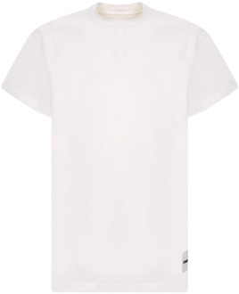 Jil Sander Witte T-Shirts in Minimalistische Stijl - 3-Pack Jil Sander , White , Heren - L,M,S