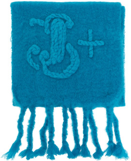 Jil Sander Wollen sjaal Jil Sander , Blue , Heren - ONE Size