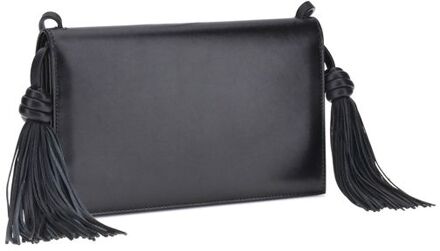 Jil Sander Zwarte Kalfsleer Bos Taurus Schoudertas