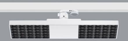 Jilly 230V 15W oval wide 830 wit/zwart wit (RAL 9002), zwart