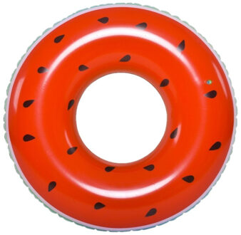 Jilong Opblaasbare zwembad band/ring watermeloen 125 cm Multi