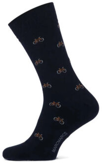 jim herensokken 2-pack marine printjes unisex Blauw - 39-42