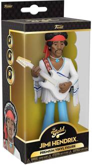 Jimi Hendrix Vinyl Gold Figure 13 cm