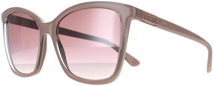 Jimmy Choo ALI/S FWM NQ nude bruin zilver spiegel zonnebril Roze - One Size