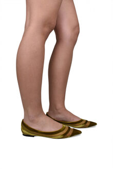 Jimmy Choo ballerina's Love groen