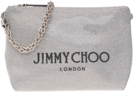 Jimmy Choo ‘Callie’ schoudertas Jimmy Choo , Gray , Dames - ONE Size