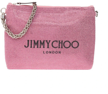 Jimmy Choo ‘Callie’ schoudertas Jimmy Choo , Pink , Dames - ONE Size