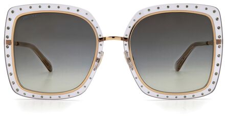 Jimmy Choo Danys Ft3fqac Kristallen Zonnebril Zilver