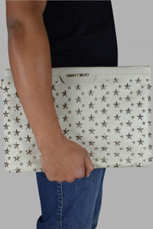Jimmy Choo Derek Clutch Wit
