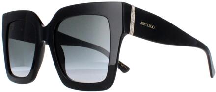 Jimmy Choo EDNA/S 807 9O zwart grijs gradiënt zonnebril - maat