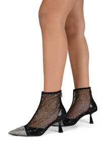 Jimmy Choo Enkellaarzen Kix 65 Zwart