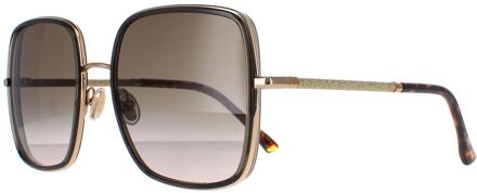Jimmy Choo JAYLA/S 01Q HA goud bruin gradiënt zonnebril