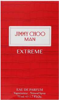 Jimmy Choo Man Extreme Eau de Parfum Spray voor Mannen 50ml - One Size