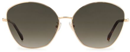 Jimmy Choo Marilia Gouden Glitter Zonnebril - maat Zilver