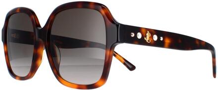 Jimmy Choo Rella/G/S 086/HA donker havana bruin gradiënt zonnebril - maat