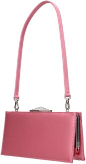 Jimmy Choo Roze Satijnen Clutch Tas - One Size