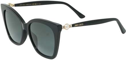 Jimmy Choo Rua 807 zwarte zonnebril - One Size