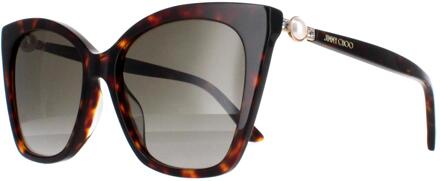 Jimmy Choo RUA/G/S 086 HA havana bruin gradiënt zonnebril - maat