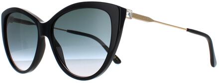 Jimmy Choo RYM/S 807 9O zwarte donkergrijze zonnebril met kleurverloop - One Size