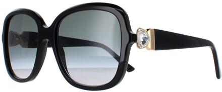 Jimmy Choo SADIE/S 807 9O zwart donkergrijs gradiënt zonnebril