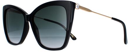 Jimmy Choo Seba/S 807/9O zwart grijs gradiënt zonnebril - One Size