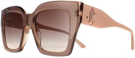 Jimmy Choo Square dames naakt bruin gradiënt Eleni/g/s Beige