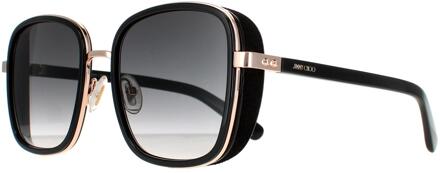 Jimmy Choo Vierkant dames zwart goud grijze gradiënt elva/s - maat