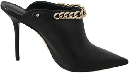 Jimmy Choo Vrouwen Zwart Kalfsleer Lexx Pompen Schoenen - EU 37