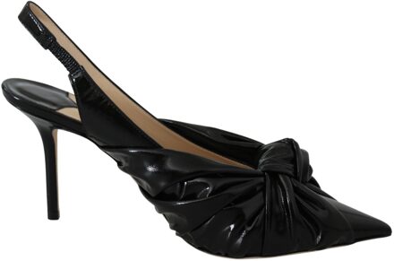 Jimmy Choo Women's Annabell 85 zwart lakleder pumps - 39.5 EU/IT