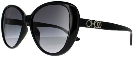 Jimmy Choo zonnebril Amira/g/s 807 9o zwart donkergrijze gradiënt