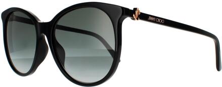Jimmy Choo zonnebril Ilana/F/SK 26s 9o zwart koper donkergrijze gradiënt - One Size