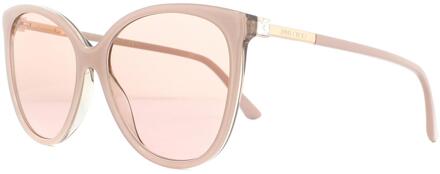 Jimmy Choo Zonnebril Lissa/S Kon K1 Naakt Glitter Goud Mirror Roze - One Size