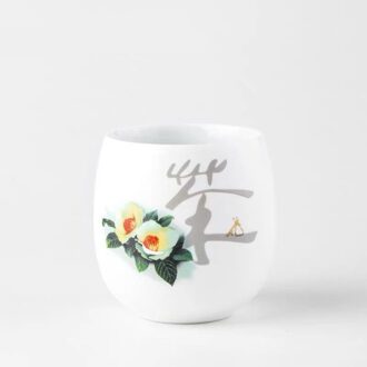 Jingdezhen Keramische Kopje Thee Reizen Wit Porselein Hand Gedrukt Koffie Melk Cup Creatieve Retro Bier Mok Kantoor Kung Fu Drinkware