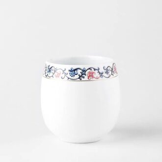 Jingdezhen Keramische Kopje Thee Reizen Wit Porselein Hand Gedrukt Koffie Melk Cup Creatieve Retro Bier Mok Kantoor Kung Fu Drinkware