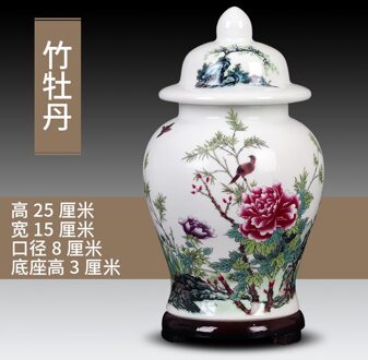 Jingdezhen Keramische Thee Pot Algemene Tank Huishoudelijke Opslagtank Porselein Pot Groene Thee Zwarte Thee Pu'er Thee Opslagtank f
