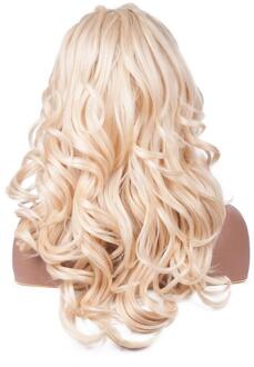 JINGFA Lang Haar Synthetische Natuurlijke Golf Lace Front Pruik Grils Party Pruik #613