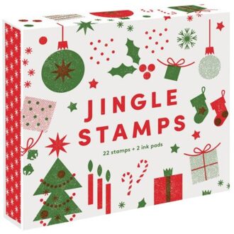 Jingle Stamps: 22 Stamps + 2 Ink Pads - Princeton Architectural Press