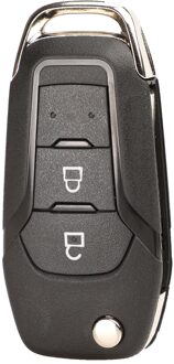 Jingyuqin Flip Afstandsbediening Autosleutel Shell Case Voor Ford Fusion Edge Explorer Fcc Id: n5F-A08TAA (Shell Alleen) HU101 Blade 2b