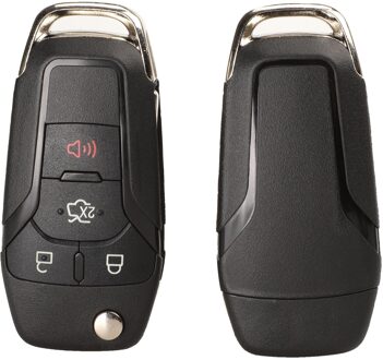 Jingyuqin Flip Afstandsbediening Autosleutel Shell Case Voor Ford Fusion Edge Explorer Fcc Id: n5F-A08TAA (Shell Alleen) HU101 Blade 4b