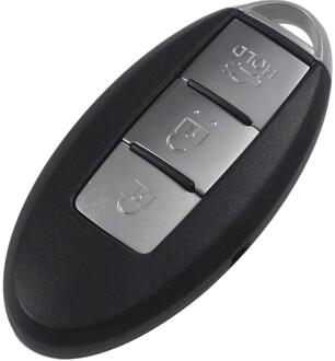 Jingyuqin Remote Smart Key Shell Voor Nissan Sentra Versa Teana Fod 3 4 Knoppen Keyless Entry Auto Key Case Cover