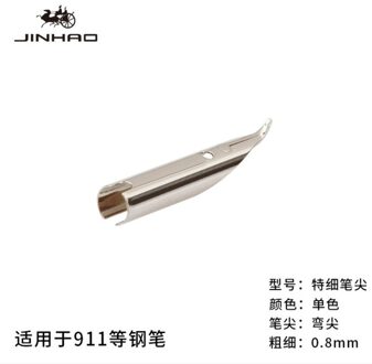 Jinhao 450/911/250/750/189/159/ Vulpennen accessoires, 0,5 mm 0,38 mm penpunt licht grijs