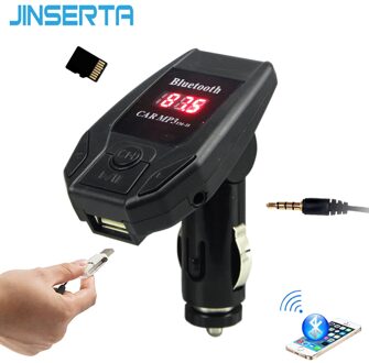 JINSERTA Auto-styling Draadloze handsfree Micro SD USB Muziek MP3 Speler Car Kit Charger Bluetooth Fm-zender
