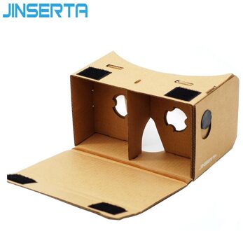 JINSERTA Google Kartonnen DIY 3D VR Virtual Reality Bril VR kartonnen Magneet VR Doos Bekijken 3D Films voor Telefoon 3.5-6.0 inch