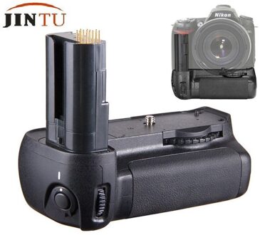 Jintu Battery Grip Vervanging MB-D80 Werkt Met 6 Stuks Aa Batterij/EN-EL3e Batterij + Houder Voor Nikon D90 D80 dslr Slr Camera